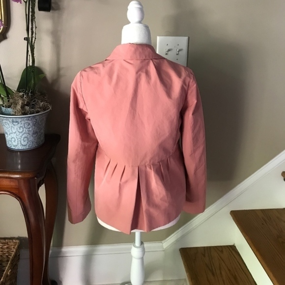 J. Crew Faille Maisey Pink Waterproof Jacket S - Picture 4 of 6